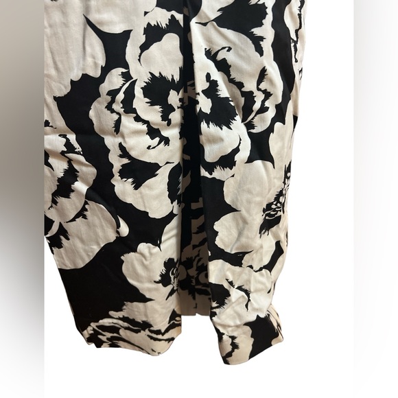 ECI NEW YORK | FLORAL POCKETED 3/4 SLEEVE BUTTON UP TRENCH COAT WOMENS SZ SMALL - Picture 6 of 9